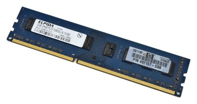 Elpida 2GB DDR3-1333 2Rx8 Desktop RAM UDIMM (EBJ21UE8BDF0-DJ-F)