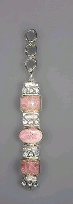Armband Sterlingsilber Argentinischer Rhodochrosit verstellbar