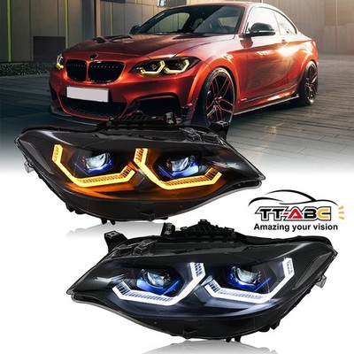 Links+Rechts Voll LED Scheinwerfer  Für BMW 2er F23 F22 2014-2019 Xenon Version