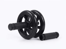 Ruota Addominale Doppia AB Roller Fitness Roller Allenamento Core Home Gym FIR