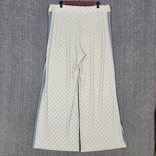 Cato Palazzo Pants Womens 18/20W Tan Elastic Waist Pull On Wide Leg Casual Boho - Picture 8 of 12