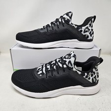 Men's Athletic Propulsion Labs APL TechLoom Tracer Black Leopard Shoes / Size 13