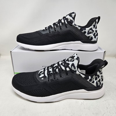 Men's Athletic Propulsion Labs APL TechLoom Tracer Black Leopard Shoes / Size 13