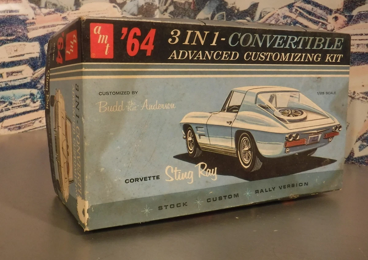Corvette Stingray Model Kit In Vintage Automotive Toy Models