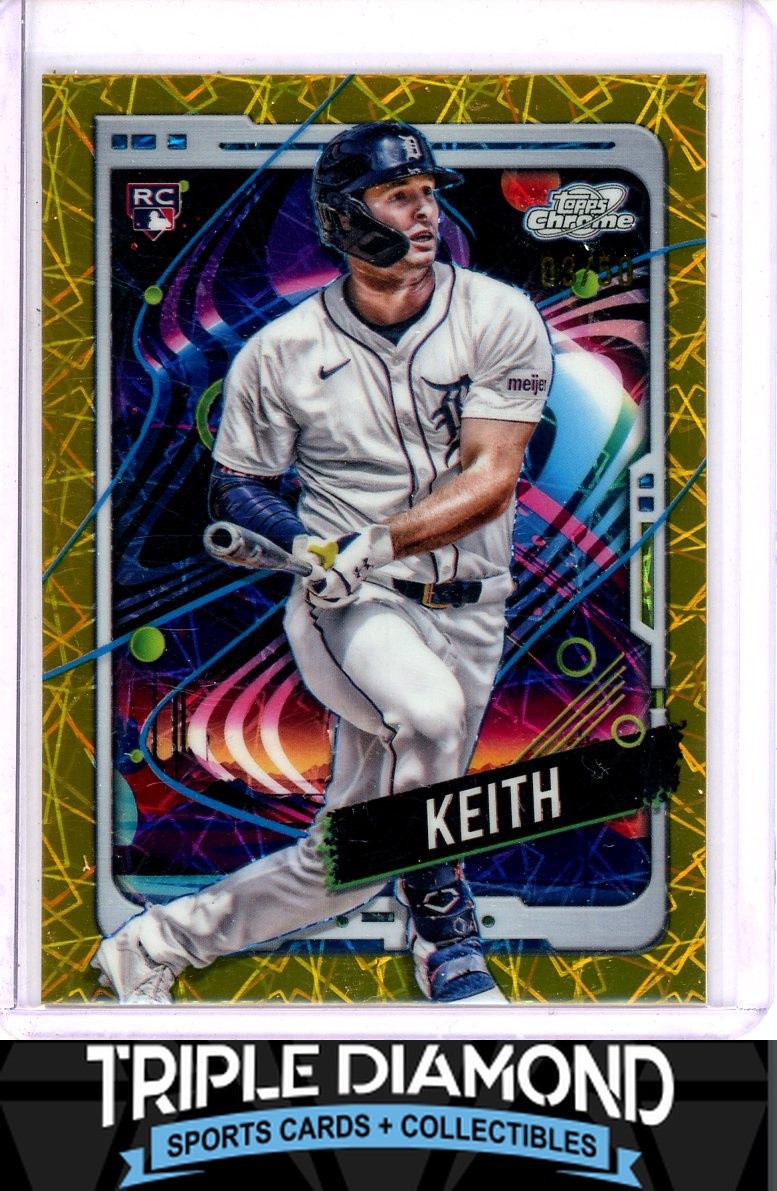 2024 Topps Cosmic Chrome Colt Keith Rookie Gold Interstellar Refr #03/50 F729