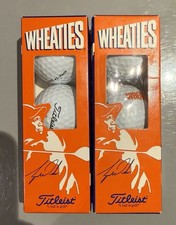 Tiger Woods Wheaties Titleist Golf Balls 3-Pack 1996 Promo Lot of 2 Boxes New