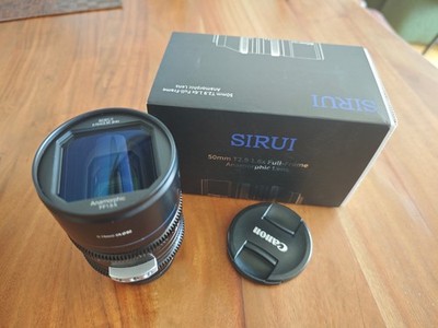 Sirui Venus 50mm T2,9 1,6x Vollformat Anamorphes Objektiv Canon RF neuwertig