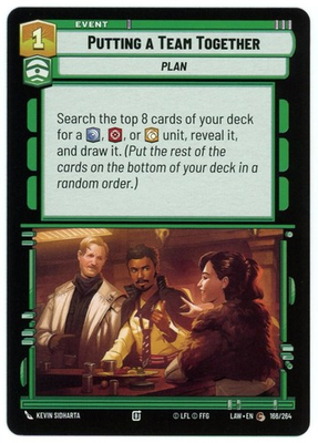 #ad Putting a Team Together 166 264 A Lawless Time LAW Star Wars SWU NM M $1.49