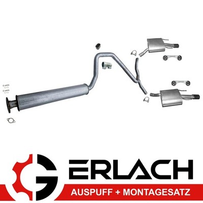 Auspuffanlage für Opel Insignia A 1.6 SIDI / 1.6 Turbo Kombi Auspuff 7531