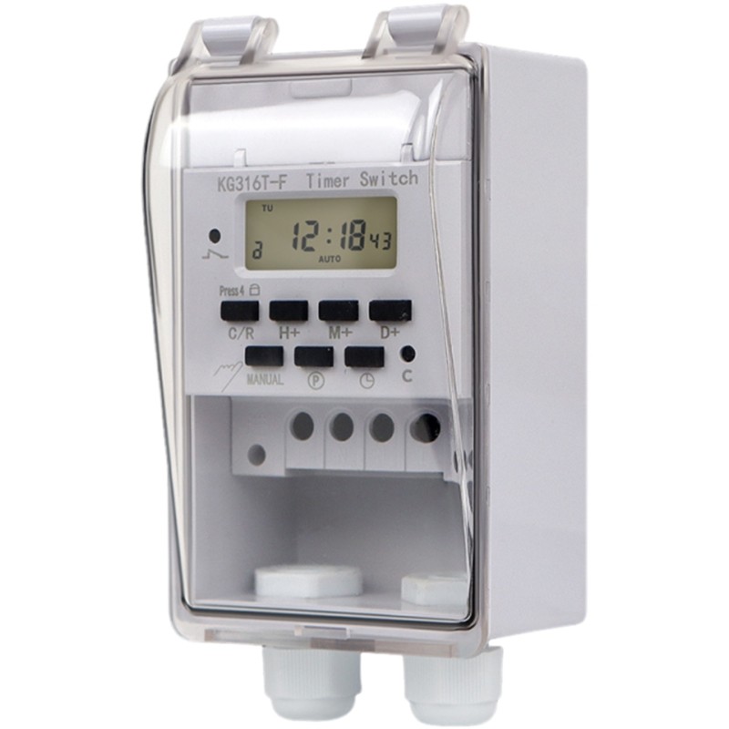 Heavy Duty Digital Program Timer Waterproof Programmable Outdoor Timer Component
