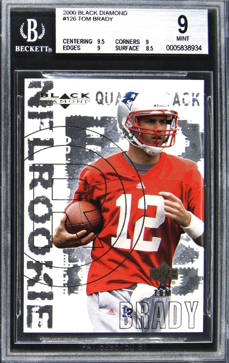 Upper Deck Tom Brady Rookie Football Sports Trading Cards