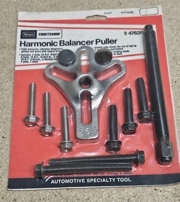 Craftsman No. 9 47626 Harmonic Balancer - steering wheel puller - U.S.A. made