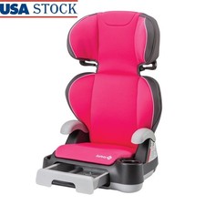 2-in-1 Booster Car Seat W/ Storage Drawer Cup Holder Lightweight Toddler Safety
