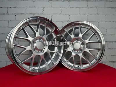 4X 18 Zoll RS-GT Style S 5X120 Oldschool Deep Dish Alufelgen für BMW E36 E46 E90 - Bild 1 von 4