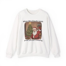 Funny Christmas Sweatshirt, Holiday Sweater, Unisex Crewneck, Gift for ... 