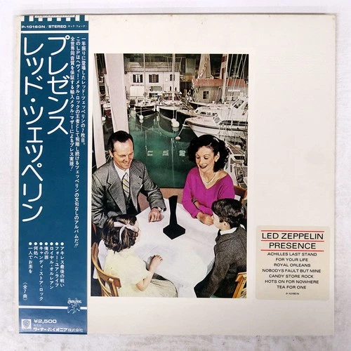 LED ZEPPELIN PRESENCE ATLANTIC P10160N Japan OBI VINYL LP