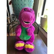 Vintage 1992 Barney the Dinosaur plush toy stuffed animal
