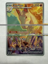 Rapidash 189/182 Sv10: Destined Rivals Holo Rare Pokémon TCG Illustration NM
