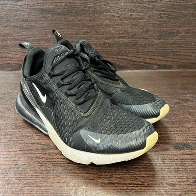 Nike Men's Air Max 270 Sneakers Size 11.5 Black White Athletic Mesh AH8050-002