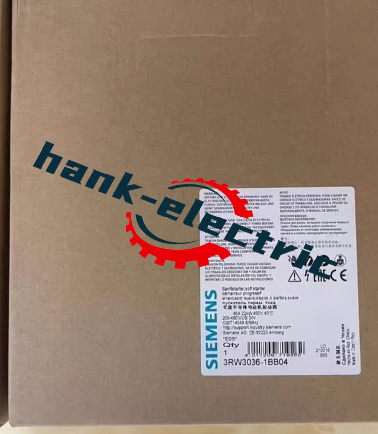 New SIEMENS 3RW3036-1BB04 3RW3036 1BB04 3RW30361BB04soft starter 1year warranty - Image 2 of 2