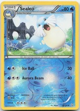 Sealeo 30/124 Uncommon Dragons Exalted Pokemon Reverse Holo Moderately Played