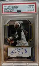 2022 Kahleah Copper-Panini WNBA Chicago Sky #SG-KCP AUTO Signature Insert PSA 10