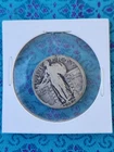 1925 Standing Library Quarter, Circulated, Raw, Philadelphia Mint