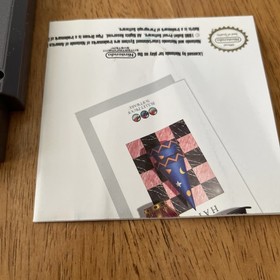 Pipe Dream Nintendo NES Box Only W/ Foam EX+ Condition 