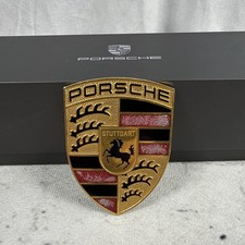 95-09 Porsche Boxster Cayenne 911 996 986 Hood Crest Emblem Badge Logo Oem 95-09 Porsche Boxster Cayenne 911 996 986 Hood Crest Emblem Badge Logo Oem