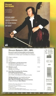 Giovanni Bottesini - Der Kontrabaß, Konzert h-moll für Kontrabaß und Orch. u. a.