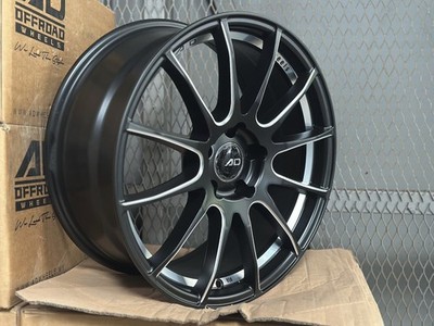 New 18x8 ET38 AD WHEEL AD234 (4 Wheel) 5x114.3 fit Toyota Honda Mazda Black