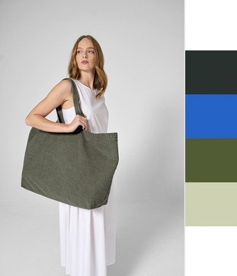 Westford Mill Garment Dyed Oversized Tote Bag W348 Tasche NEU