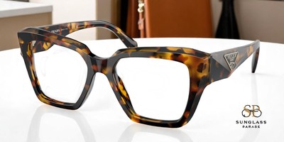 PRADA PR 09ZV VAU1O1 Honey Tortoise Demo Lens 51 mm Women's Eyeglasses