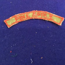 Boy Scout red khaki city strip PINEAPPLE used  cond 