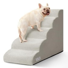 Dog Stairs for High Beds 22.4" H,5-Step Pet Ramp for Small  Medium Dogs 5