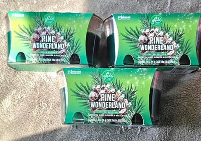 Set 3 Glade Candle 2 Pack - PINE WONDERLAND - LIMITED EDITION - 6.8oz total