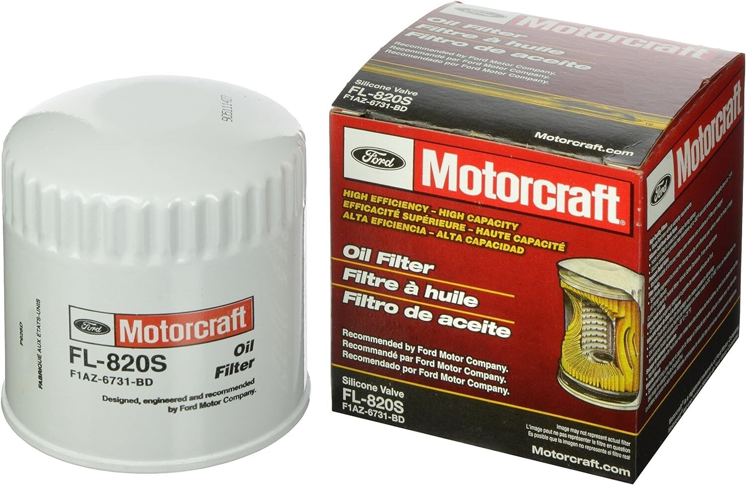MOTORCRAFT FL 820S cross reference oil filters oilfilter