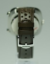 10 VENDUTI! Cinturino cronografo Heuer Silverstone vintage fumo 22 mm con fibbia Heuer