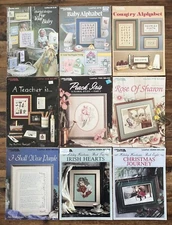 Leisure Arts assorted counted cross stitch pattern leaflets misc themes u choose