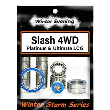 For Traxxas Slash 4WD Platinum 4x4 RTR TQi Ultimate LCG (25 Pcs Bearings Kit)