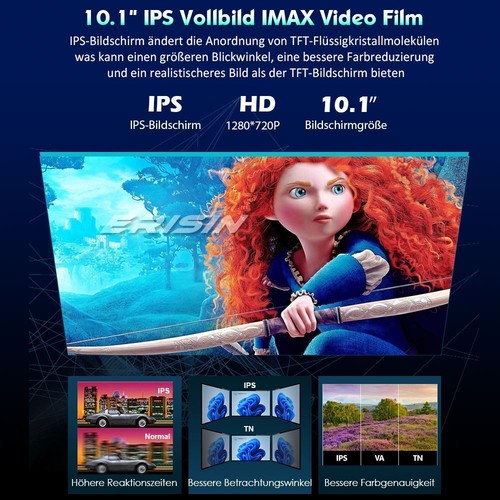 10.1" Android 14 Autoradio 2.0 GHz Navi für VW Passat B6 Polo Golf 5/6 Tiguan T5 - Bild 4 von 17