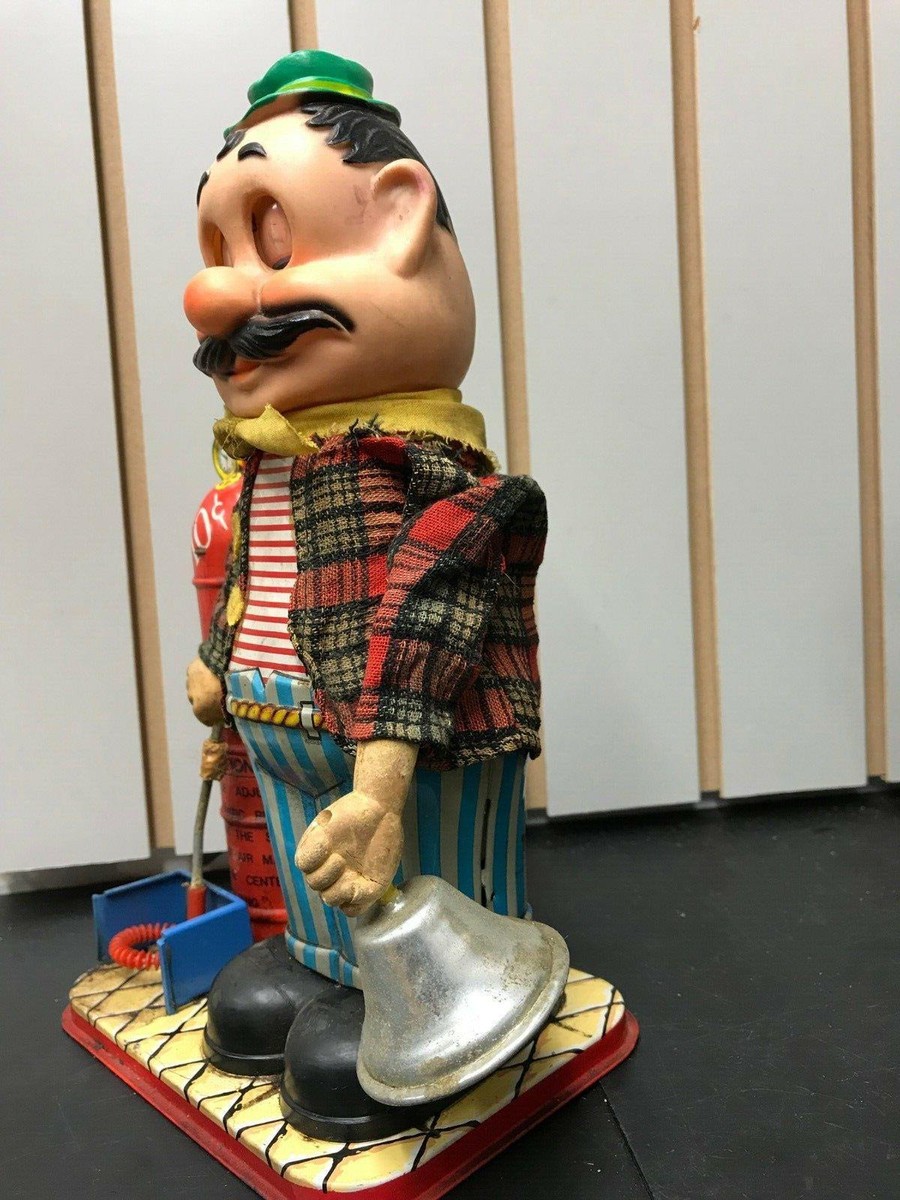 VINTAGE TIN TOMIYAMA JAPAN BATTERY OPERATED GENO NEOPOLITAN 1960'S