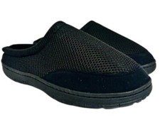Reaction Kenneth Cole Comfort Lounger Slippers Sz M 8-9 Black