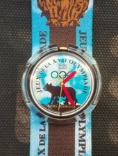 POP SWATCH ATLANTA 96 ROMA VINTAGE  DA COLLEZIONE CON SCATOLA E CERTIFICATO