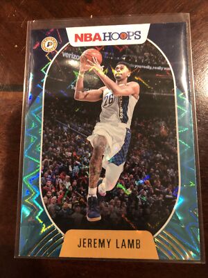 2020-21 Nba Hoops Teal Explosion Jeremy Lamb / Zach Collins Error Card #3 Rare