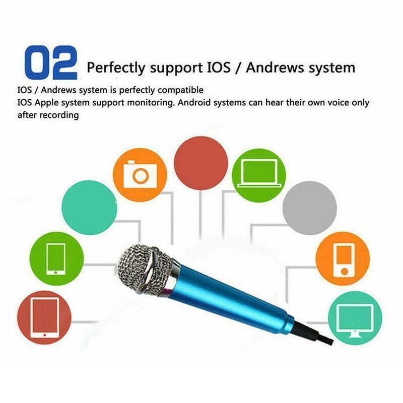 Mini Microphone Portable Vocal / Instrument Microphone Good Dur Phone