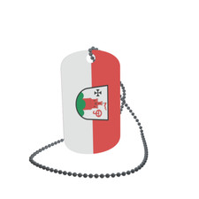Dog Tag Flag Bunting Sinzheim Dog Tag Aluminium 30 x 50mm