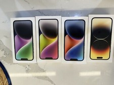 Four iPhone 14 Empty Boxes
