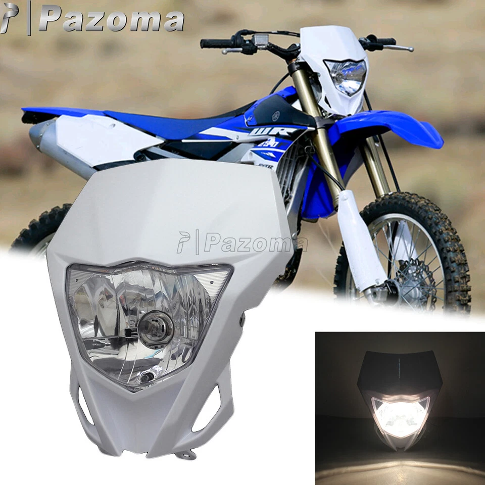 Faro delantero para Suzuki DR100 DR125 DR250 DR350 RM100 RM125 RM250 RM400 RM465 Foto 2 de 4