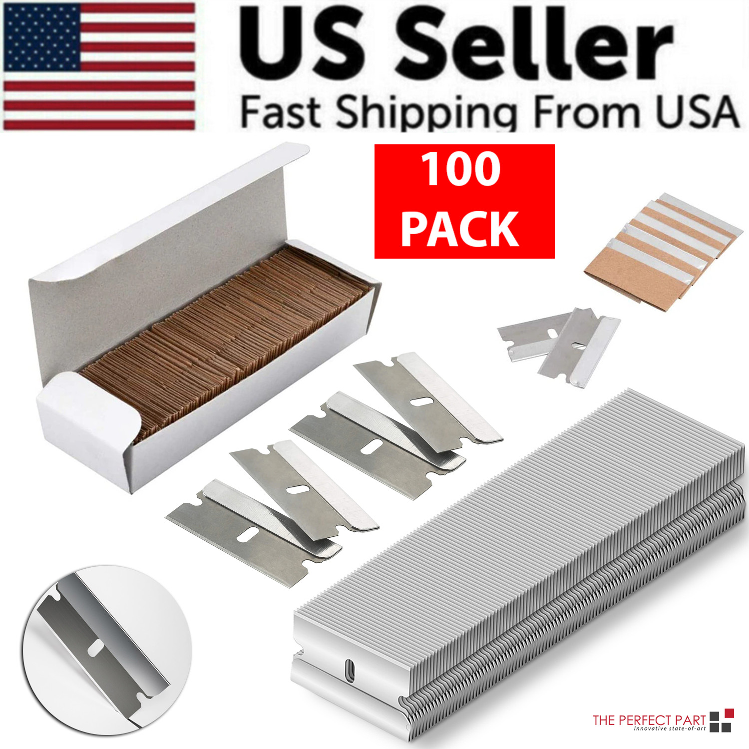Blades Single Edge Extra Sharp Heat Treated Safety Knife Scrapers